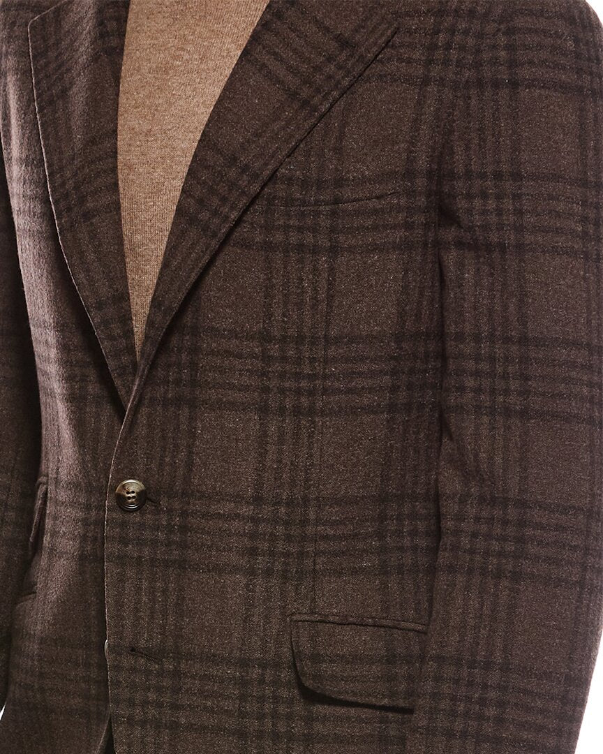 Brunello Cucinelli | Mens | 2pc Pleated-Front Wool & Silk-Blend Suit | Multi