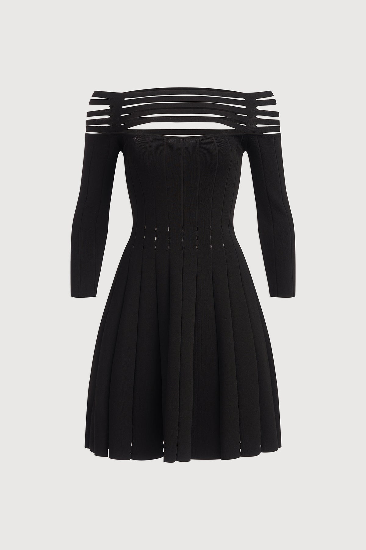 Halston | Heather Dress In Matte Viscose | Black