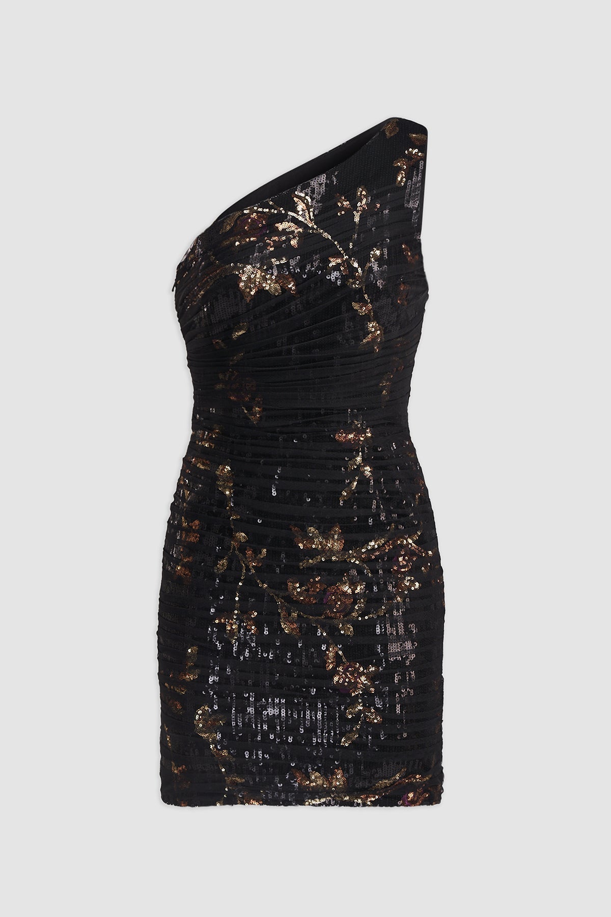 Halston | Sharon Dress In Sequin & Tulle | D. Floral Multi
