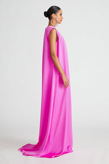 Halston | Tara Gown In Satin | Taffy