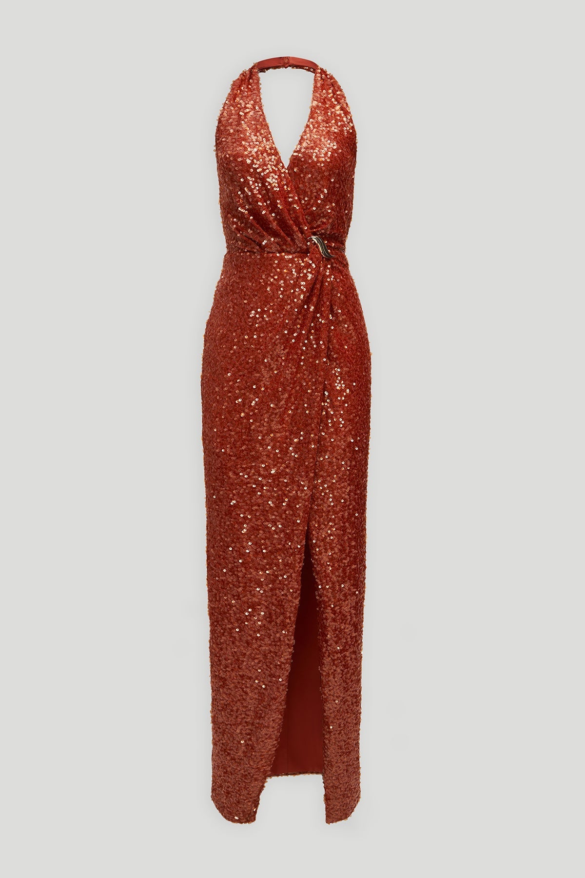 Halston | Svetlana Gown In Foil Sequin | Rooibos