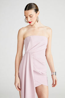 Halston | Nitara Dress In Crepe | Mauve Blush