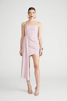 Halston | Nitara Dress In Crepe | Mauve Blush