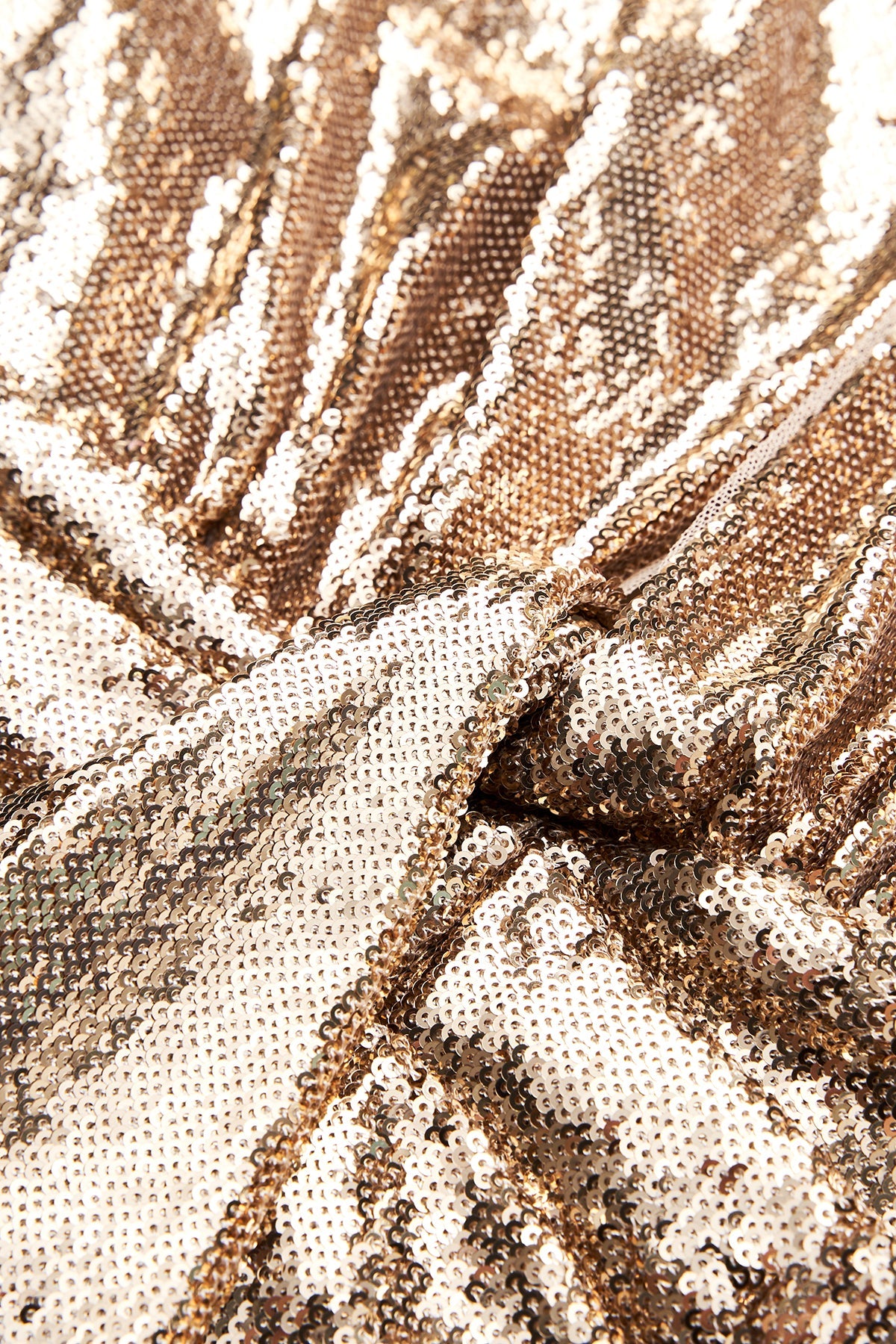 Halston | Sya Dress In Sequin | Light Gold
