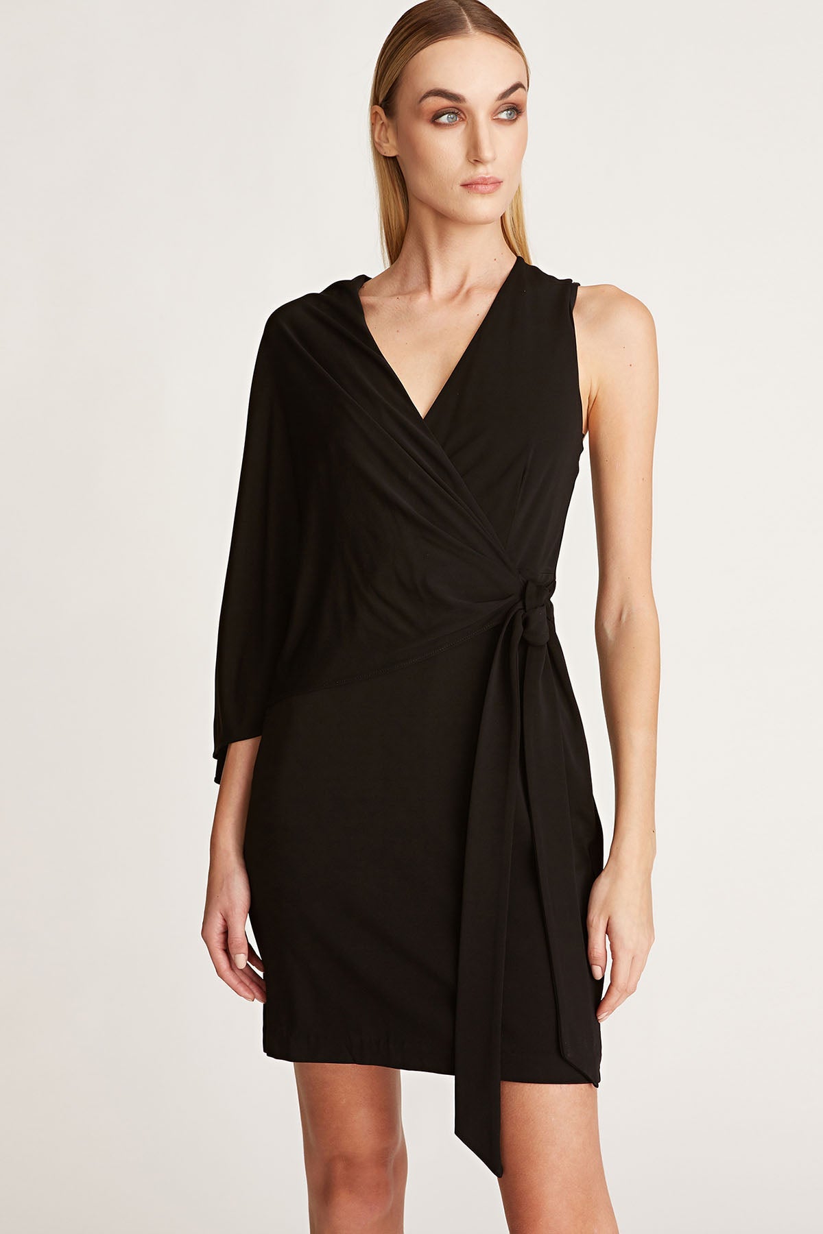 Halston | Harley Matte Jersey Dress | Jet Black