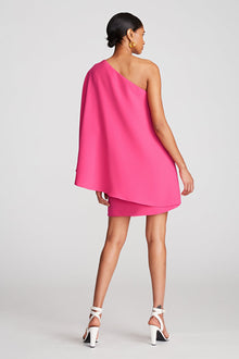 Halston | Melina Dress In Stretch Crepe | Magenta