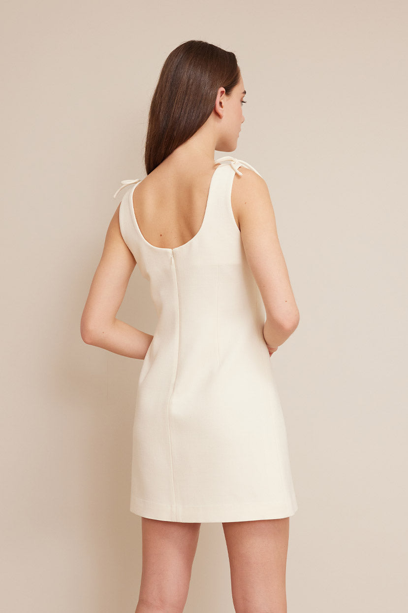 Sandra Dress | Egret