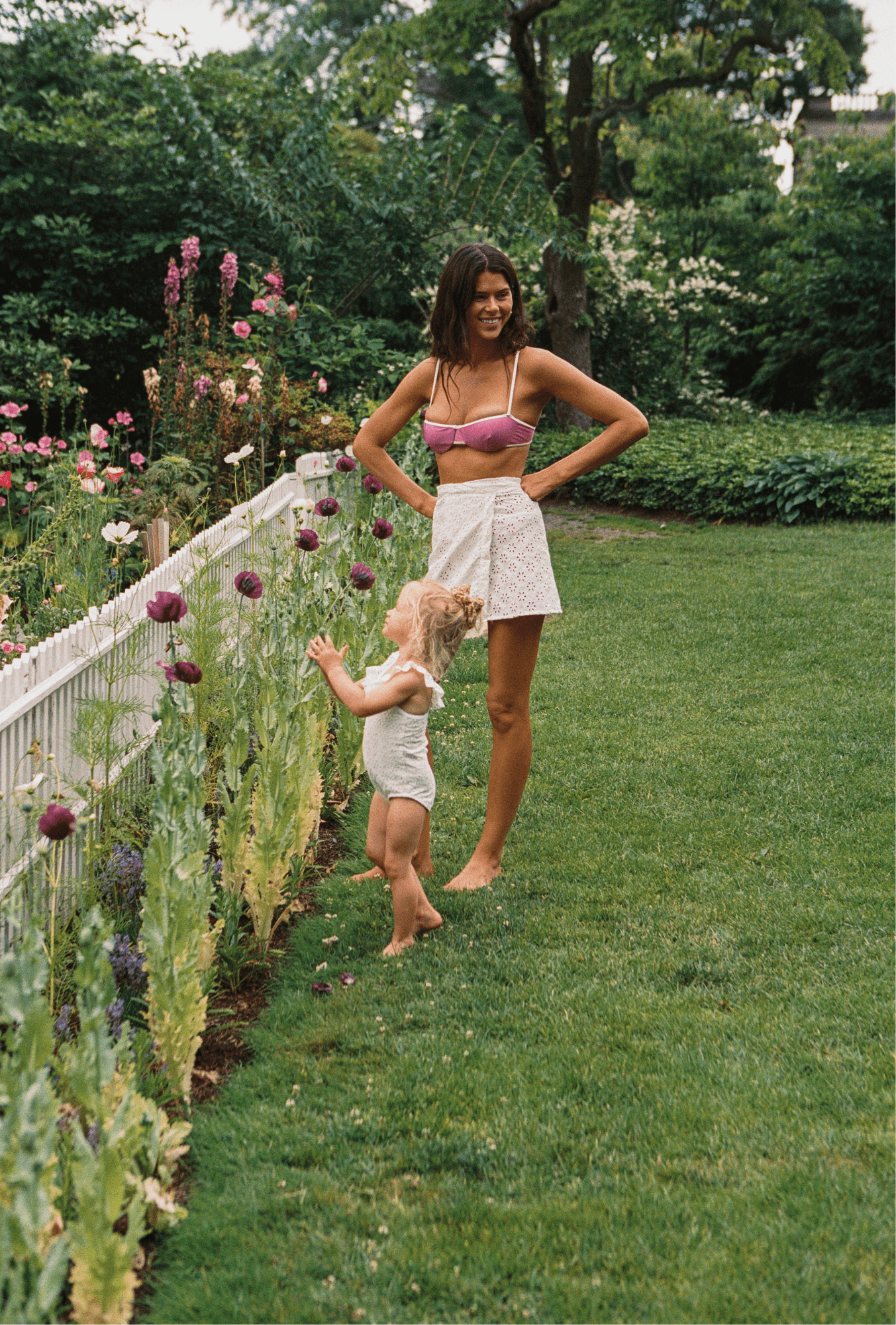 The Edie Bottom | Ischia Pink/Ivory Shine