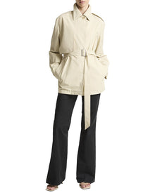 Vince | Womens | Short Trench Jacket | Brown