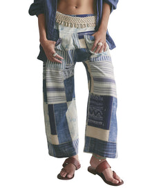 Free People | Womens | Symphony Patched Rhythms Jean | Blue