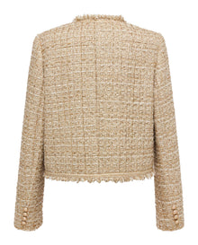 Tweed-Style Jacket | Golden
