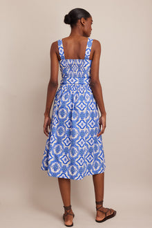 Candace Dress | Belle Tile Blue