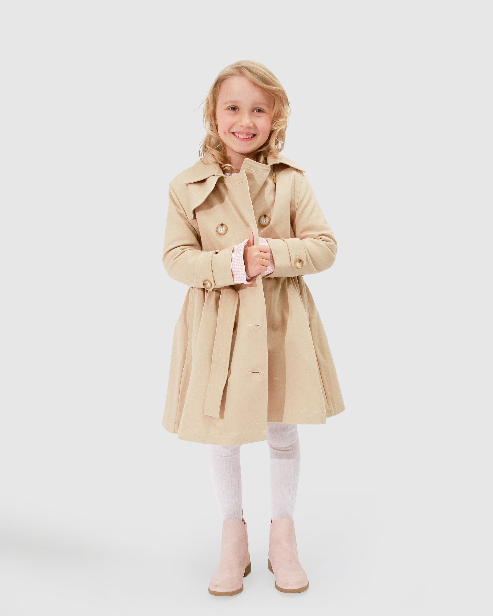 Kids | Miss Sunshine Trench Coat | Camel