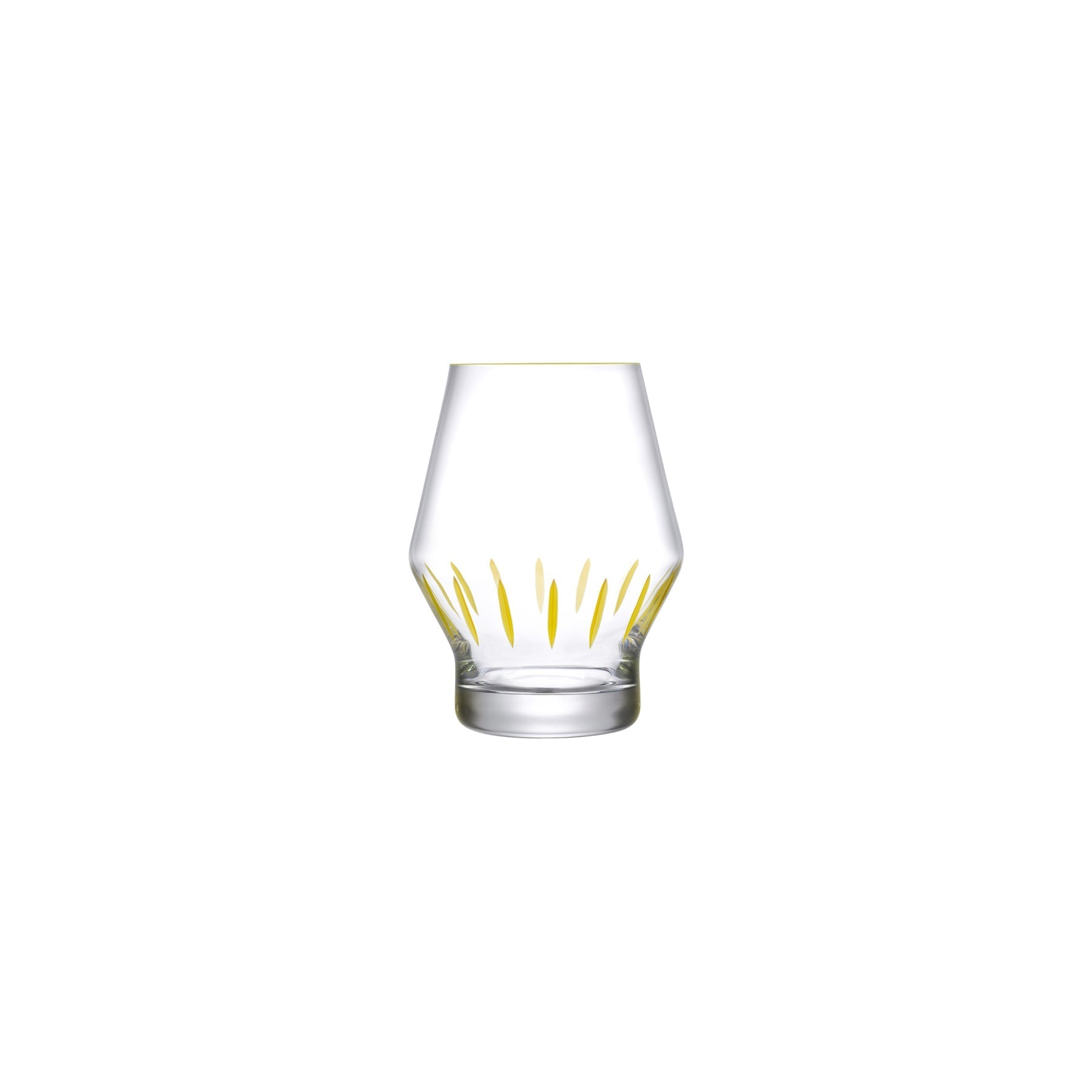 Beak Glasses - Striped | Clear Crystal | Set of 2