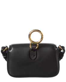 FENDI | Womens | Baguette Leather Bag Charm | Black