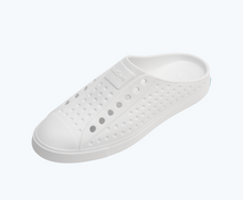 Angled view of a Native Shoes Jefferson Clog | Shell White/ Shell White Footwear