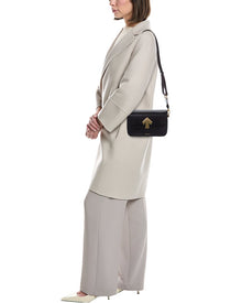 Off-White | Womens | Binder Medium Leather Clutch | Black