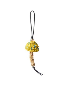 Loewe | Womens | Mushroom Cord Charm | Yellow