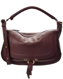 Chloe | Womens | Marcie Small Leather Shoulder Bag | Red
