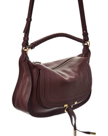 Chloe | Womens | Marcie Small Leather Shoulder Bag | Red