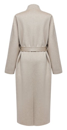 Lapel Collar Cashmere Coat | Camel