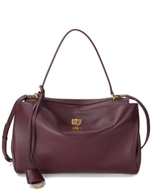 Tiffany & Fred Paris | Womens | Large Smooth Leather Tote | Burgundy