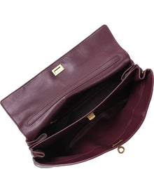 Tiffany & Fred Paris | Womens | Large Smooth Leather Tote | Burgundy