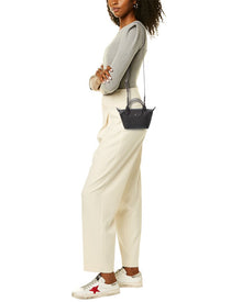 Longchamp | Unisex | Le Pliage Xtra XS Leather Handbag | Black