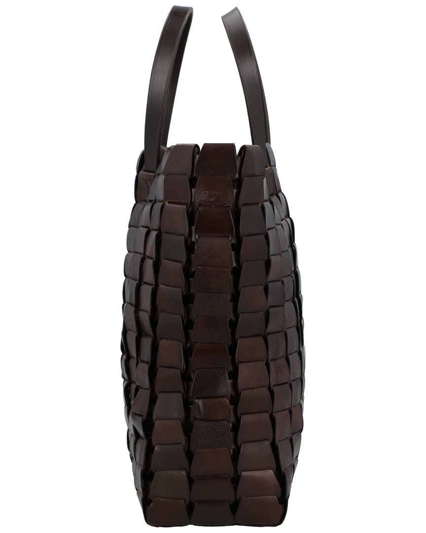 Dragon Diffusion | Womens | Link Tote Leather Tote | Brown