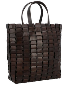 Dragon Diffusion | Womens | Link Tote Leather Tote | Brown