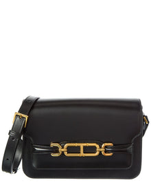 Tom Ford | Womens | Logo Small Leather Shoulder Bag | Black