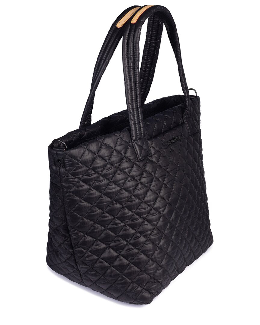 M Z Wallace | Womens | MZ Wallace Medium Metro Nylon & Leather Tote Deluxe | Black