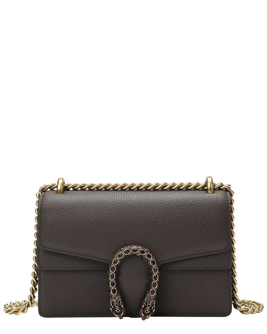 Tiffany & Fred Paris | Womens | Crystal Dragon Crossbody | Brown