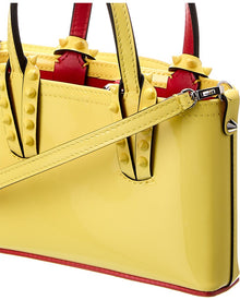 Christian Louboutin | Womens | Cabata Nano Patent Tote | Yellow
