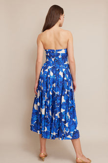 Daria Dress | Floral Garden Blue