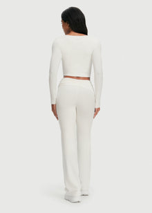 Soft Seamless Lounge Pants | White