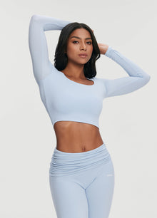 Soft Seamless Lounge Pants | Sky Blue
