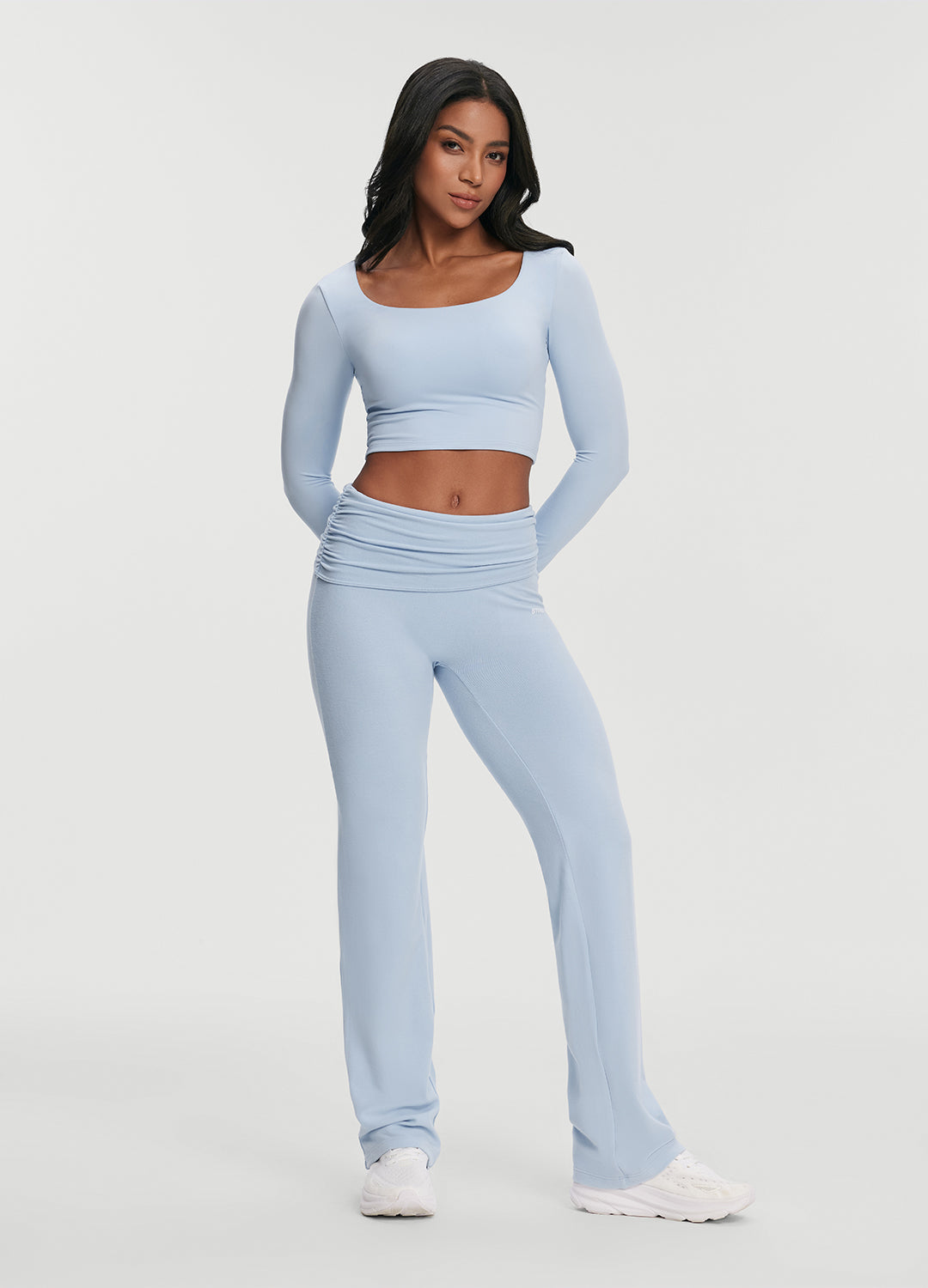 Soft Seamless Lounge Pants | Sky Blue
