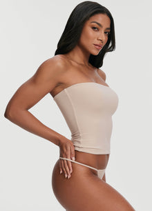 Essential String Thong | Oat Milk