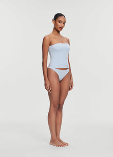 Seamless Full-Length Tube Top | Sky Blue