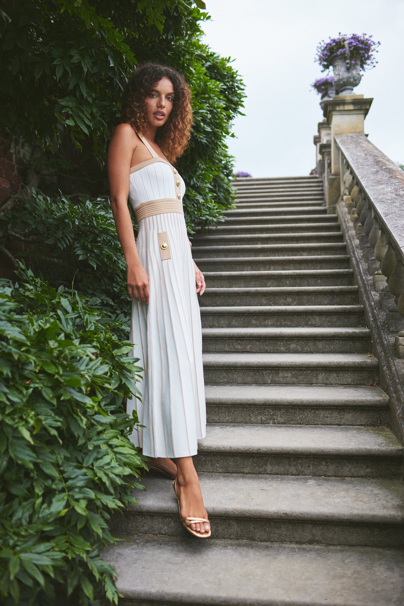 Aurora Knit Dress | Ivory Natural