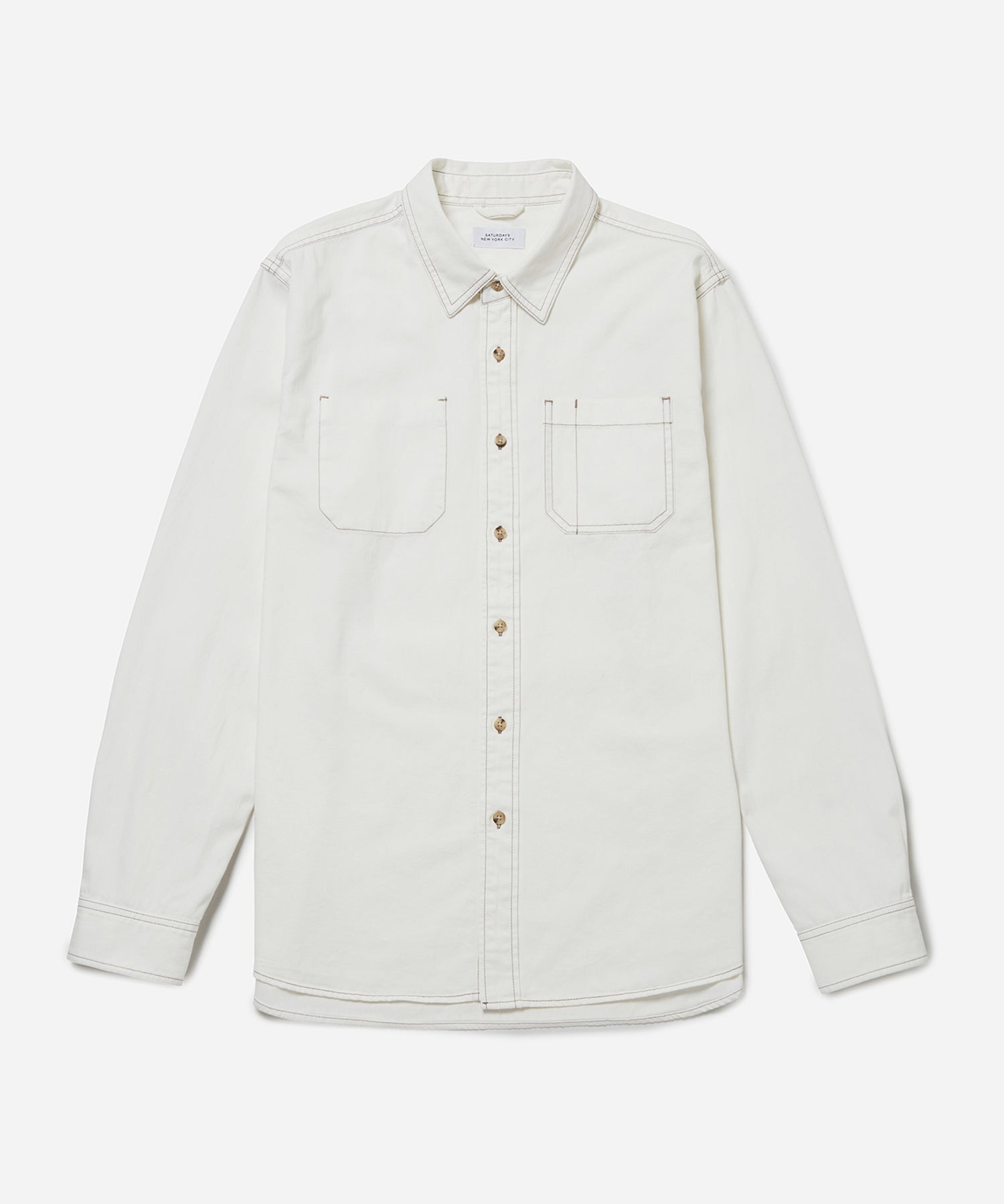 Ivory | Kenmare Chambray LS Shirt