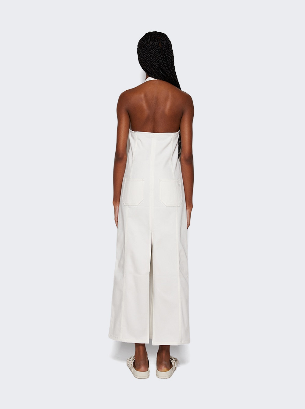 Women | Courrèges | Multiflex White Denim Long Dress