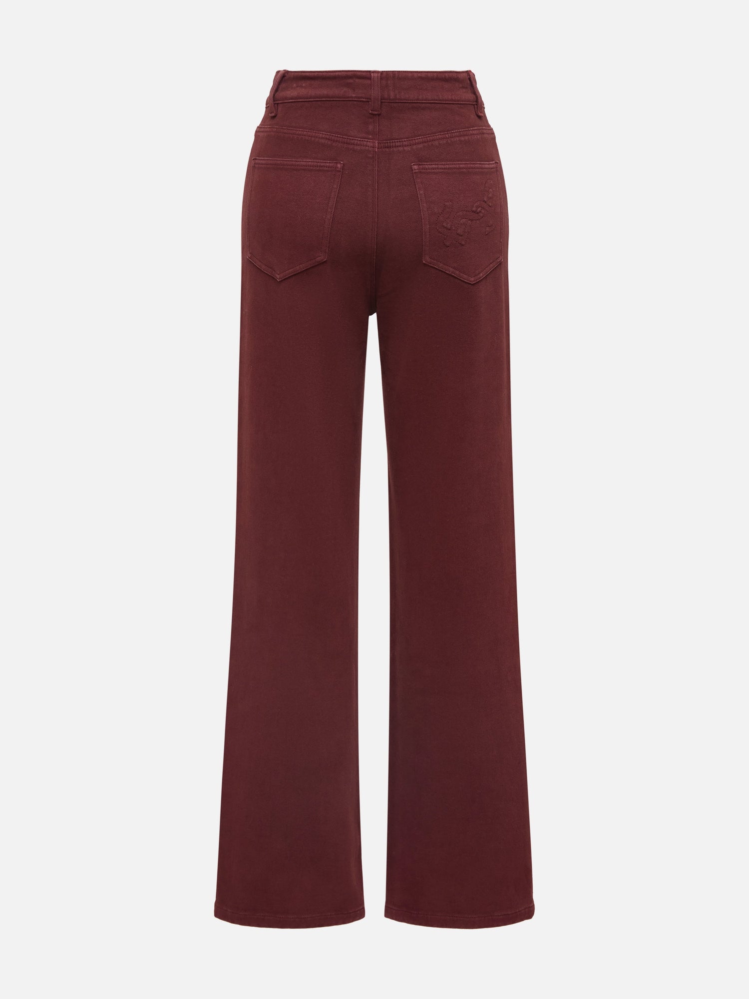 Slim Fit Pants | Burgundy