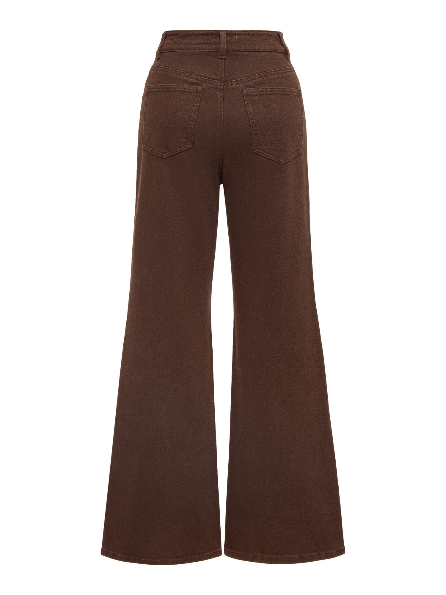 Straight Leg Pants | Brown