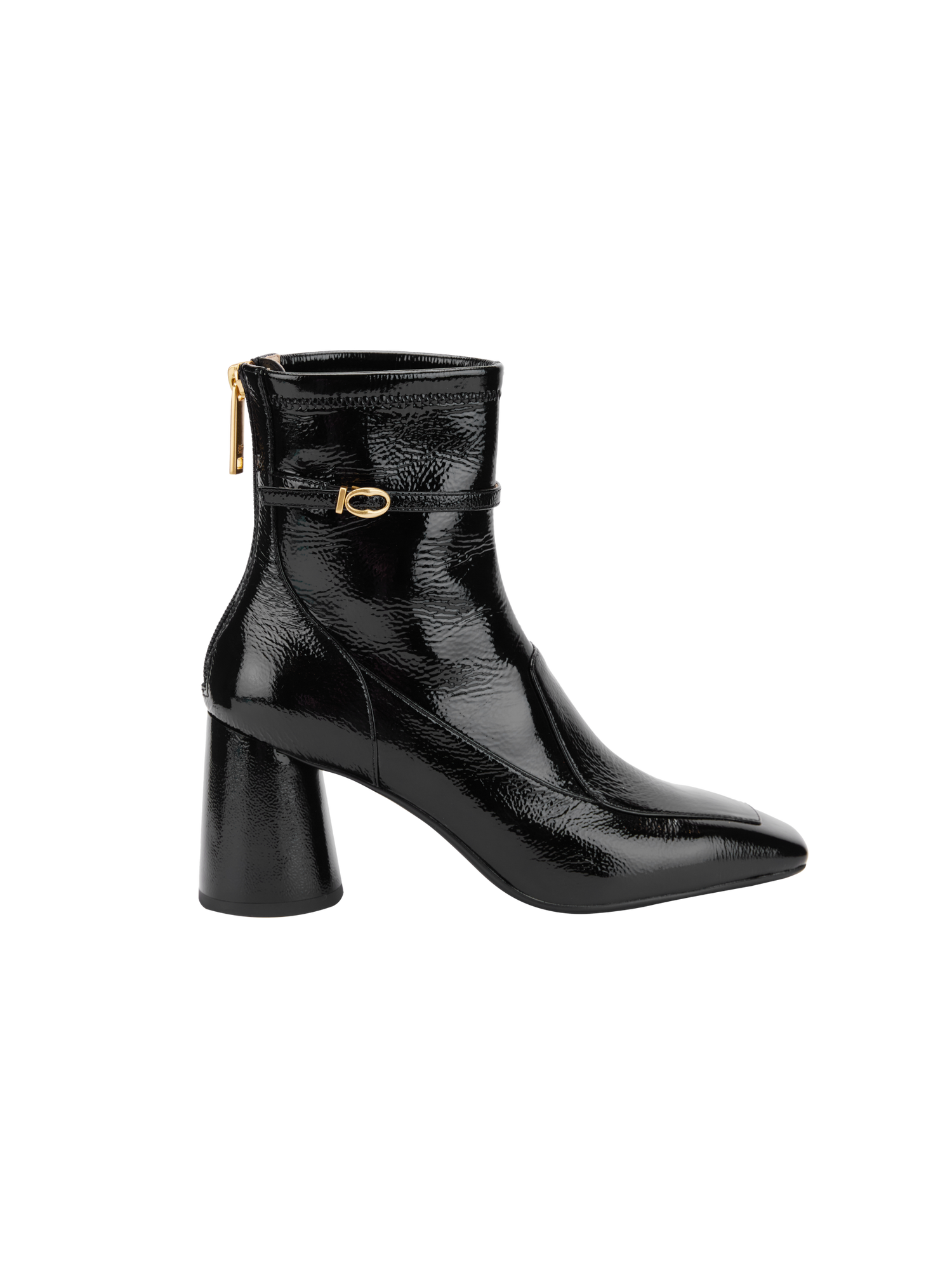 Ankle Heel Boots | Black