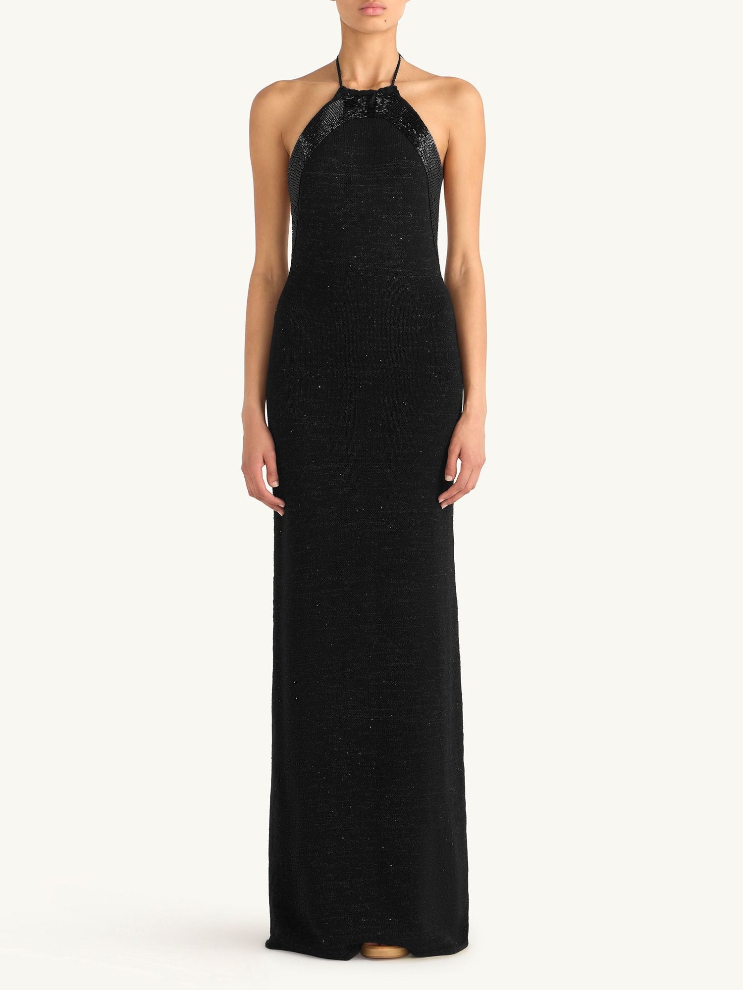 Katie Dress | Black Sequin