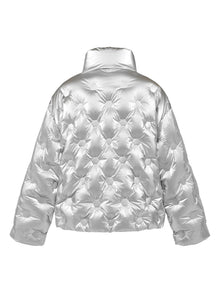 Puffer Jacket | Silver