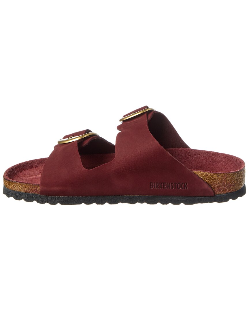 Birkenstock | Womens | Arizona Big Buckle Narrow Leather Sandal | Red