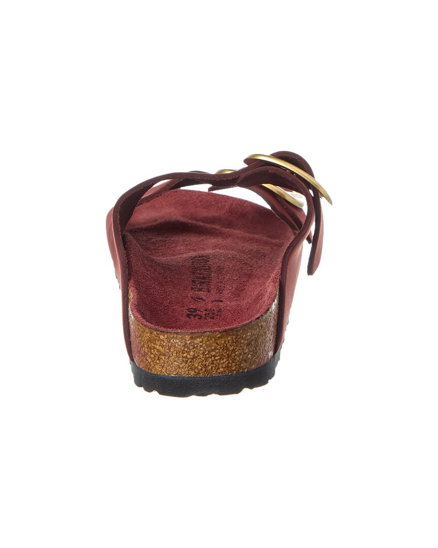Birkenstock | Womens | Arizona Big Buckle Narrow Leather Sandal | Red